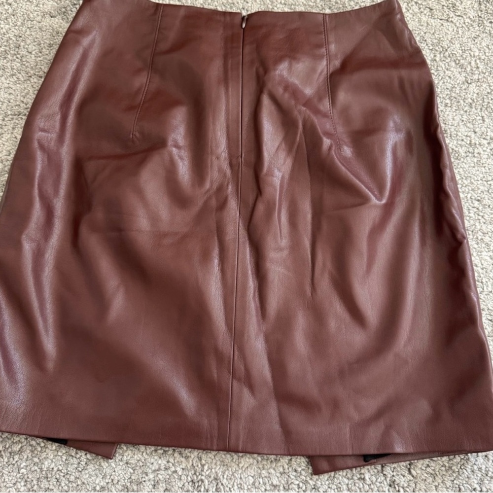 Nanushka Women's Vegan Leather Jacket Skirt set NWT - Picture 9 of 9